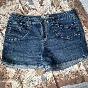 👡 Earl Jean Medium Wash Denim Shorts – Size 12 Y2KStyle